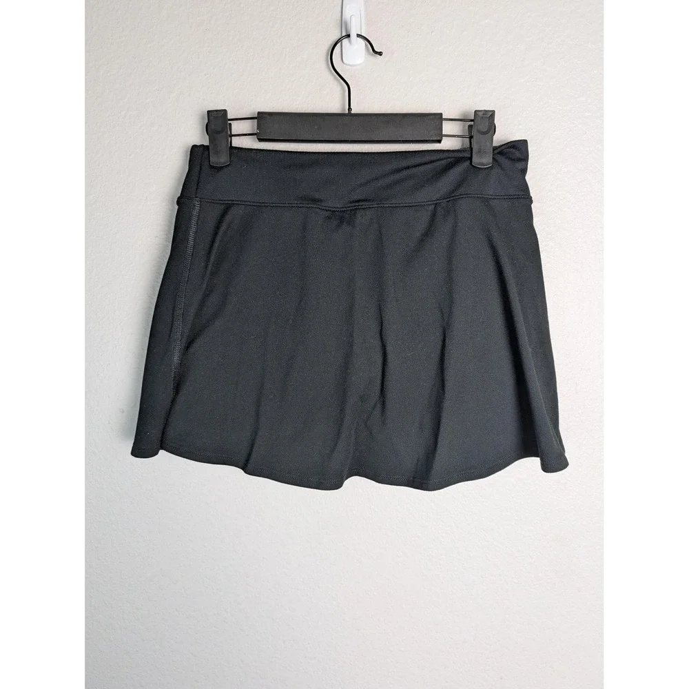 Nike Skort Womens S Black Dri-FIT Polyester Spandex Tennis Athletic‎ Lined